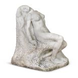 ERCOLE DREI (Faenza 1886 - Roma 1973) Abbandono, 1913 Scultura in marmo bianco statuario, cm. 118