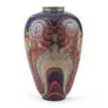 GALILEO CHINI (Firenze 1873 - 1956) Senza titolo, 1910/1915 Vaso in maiolica a lustro con decoro