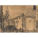 VIRGILIO MARCHI (Livorno 1895 - Roma 1960) Rovine di Livorno