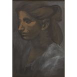 CORRADO CAGLI (Ancona 1910 - Roma 1976) Ritratto femminile