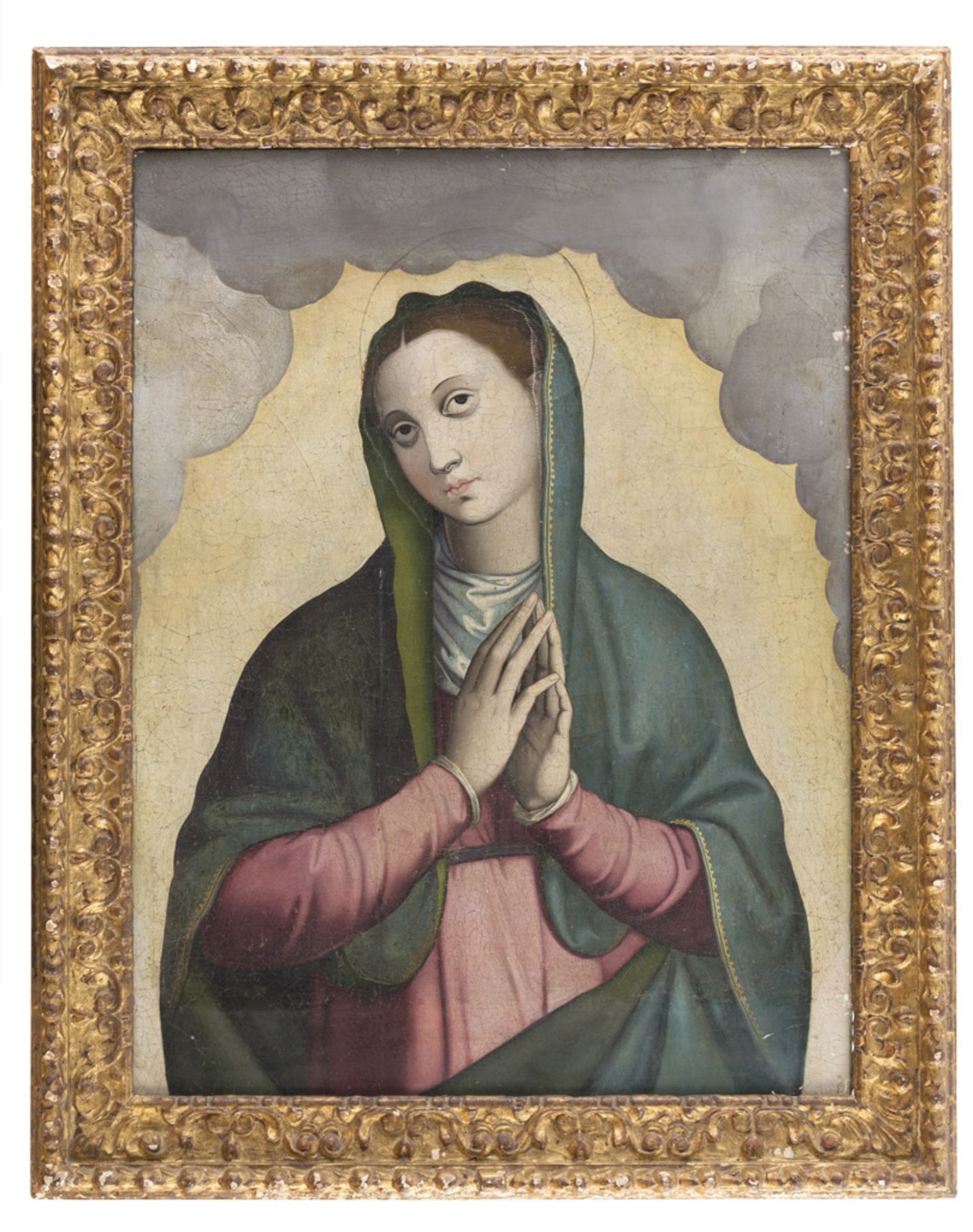 PAINTER SENESE, SECOND HALF OF THE, 16TH CENTURY IMMACULATE CONCEPTION Oil on canvas, cm. 85 x 64,