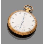 POCKET WATCH, BRAND NORMANA case in yellow gold 18 kts., champagne dial with Arabic numerals and