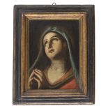 ITALIAN PAINTER, 17TH CENTURY VIRGIN IN PRAYER Oil on canvas, cm. 45 x 33 CONDITIONS OF THE PAINTING