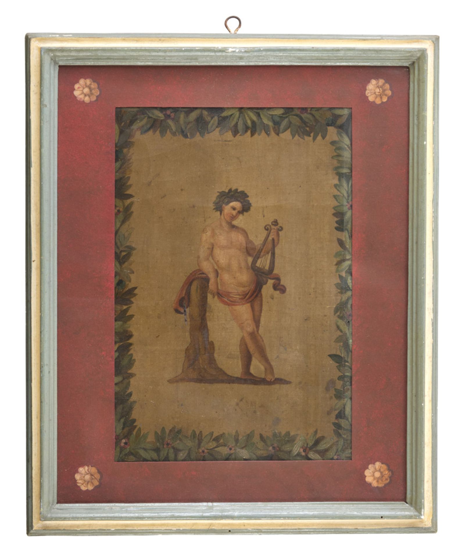 ITALIAN PAINTER, 19TH CENTURY DIONYSUS APOLLO PSYCHE PSYCHE Four oil paintings on canvas, cm. 32 x - Image 4 of 4