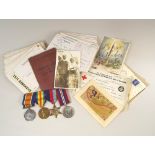 MEDALS & WWII POW LETTERS.