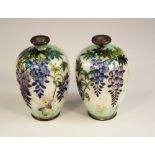 ENAMELLED VASES.