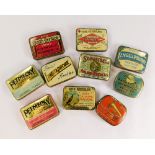 VARIOUS UK TINS.