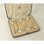 ENAMELLED SPOONS.