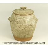 LIDDED JAR.