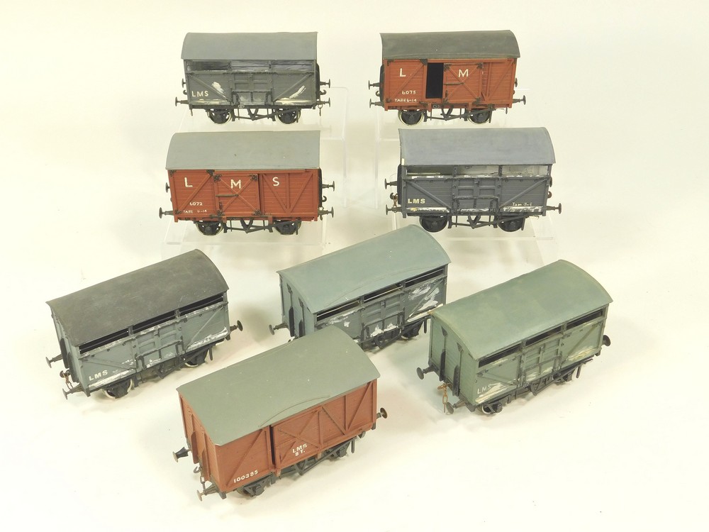 KIT BUILT WAGONS.