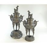 BRONZE CENSERS.