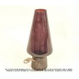 TEAK CANDLE HOLDER.