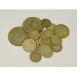 COINAGE. A small collection of pre-1947 & later coinage etc.