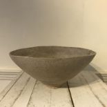 20th CenturyA large, stoneware bowl,height 9", diameter 20".Together with Bernard Leach: Life and