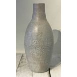 Tim Andrews (1960-)Studio pottery porcelain vase with crackle glaze, artist's stamp,height 17.5".