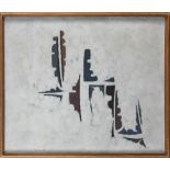 Paul Kallos (1928-2001)Untitled 1952, oil on canvas, signed, 21" x 25".