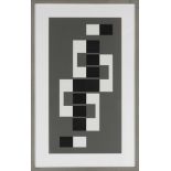 George Dannatt (1915-2009) Collage - Noir et Blanc, (Neuchatel No. 1, large vertical), collage and