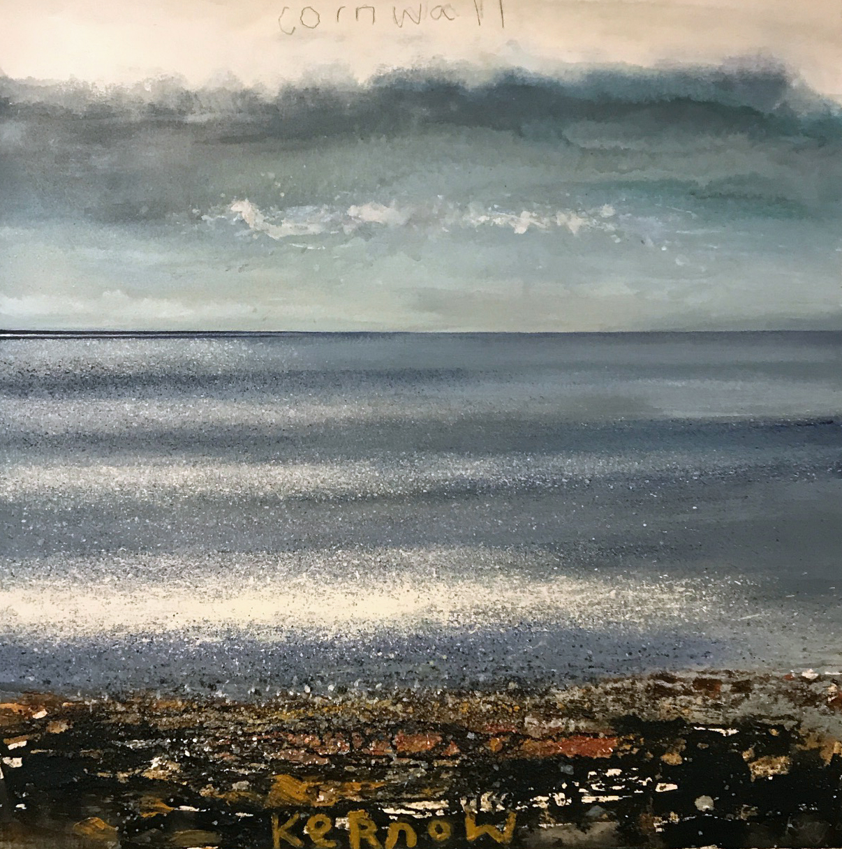 Kurt Jackson (1961-) Cornwall, Kernow, oil on canvas, signed, titled and dated 2006 to verso,36"