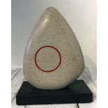 Mark Stoddart (XX-XI)Zephyr, hoptonwood stone on slate base, signed and dated 2007,height incl. base