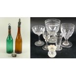 A collection of Victorian and later glassware,