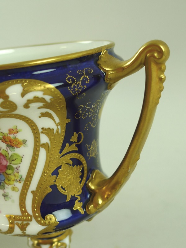 A group of china, comprising a Royal Crown Derby vase with two handles, - Image 7 of 7