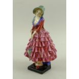 A 1930's Royal Doulton figure of Priscilla, model number HN1540, painted name, number,
