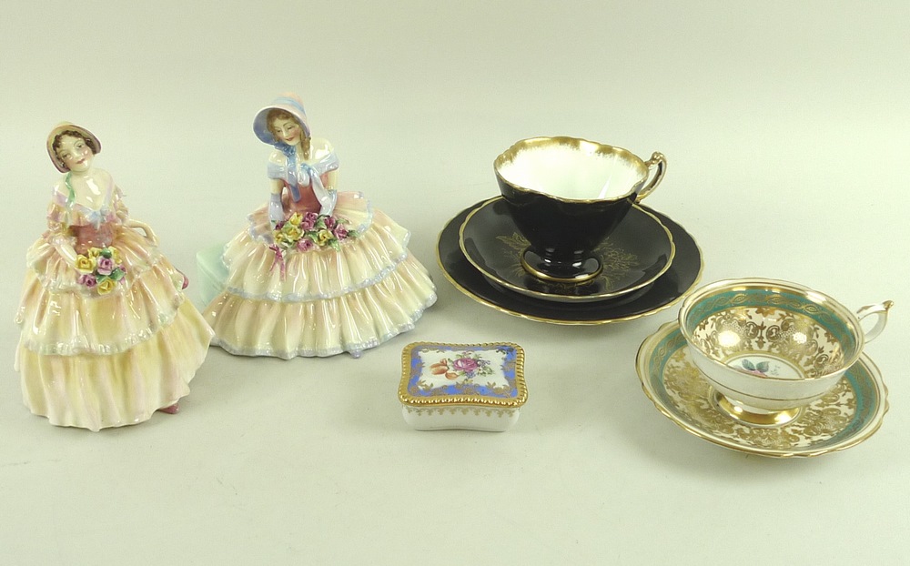 A collection of ceramics, comprising a Paragon cabinet teacup and saucer, 13.