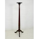 A late Victorian mahogany jardiniere stand,