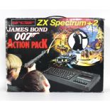 A boxed Sinclair ZX Spectrum +2 James Bond 007 Action Pack, The Living Daylights,