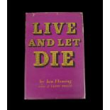 Ian Fleming, 'Live and Let Die', first edition, third impression, Jonathan Cape, London, 1956,