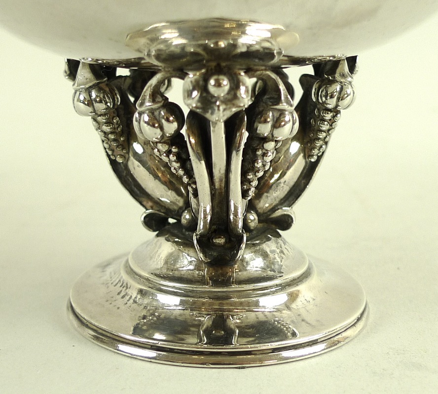 A Georg Jensen silver tazza, - Image 3 of 5