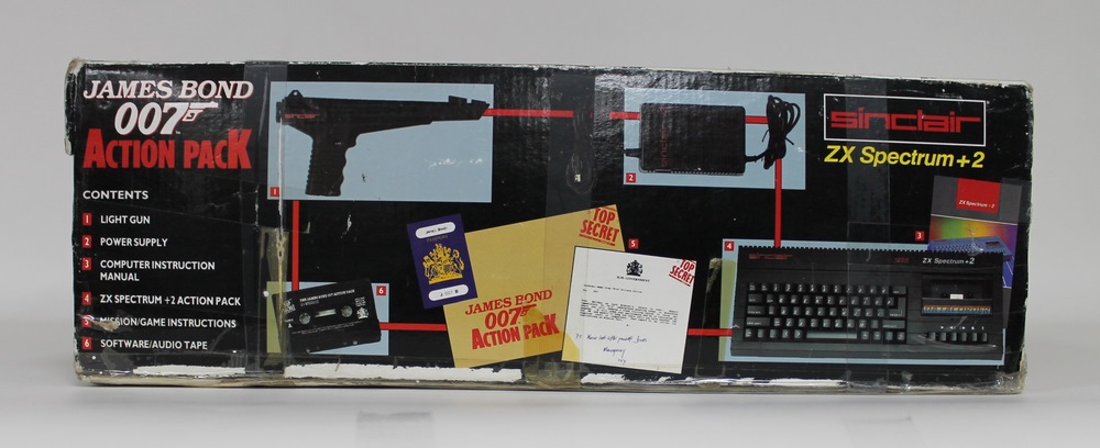 A boxed Sinclair ZX Spectrum +2 James Bond 007 Action Pack, The Living Daylights, - Image 3 of 3