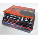 A collection of James Bond film reference books,