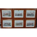 After Henry Alken, Hunting Qualifications, a set of six modern reproduction prints,