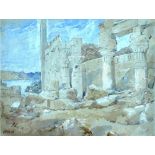 Hercules Brabazon Brabazon (1821-1906), Philae, Egypt, watercolour,