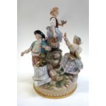 A Meissen porcelain figure group, 19th century,