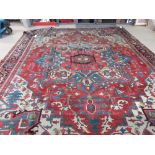 A Heriz carpet, early 20th century,