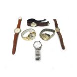 An Omega steel cased gentleman's wristwatch,