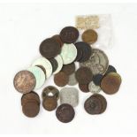 South Africa imitation Sovereign Kruger 1896, and a collection of world coinage (qty).