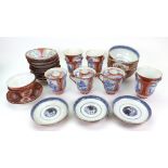 A group of Japanese porcelains, Meiji / Taisho period, comprising,