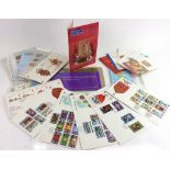 Channel Islands - collection of books of stamps, presentation packs, prestige booklet,