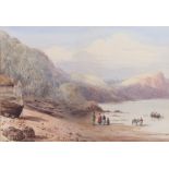 English School, 19th Century, Babbacombe Bay, 1847, watercolour, 17 x 24.5cm.