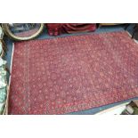 A Caucasian flat weave carpet,