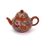 A miniature Chinese Yixing ware teapot and cover, 19th/20th century,