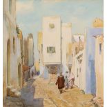 Wilfred Rene Wood (British, 1888-1976) A North African street scene,