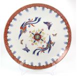 A large Japanese Imari Dish, Meiji / Taisho period,