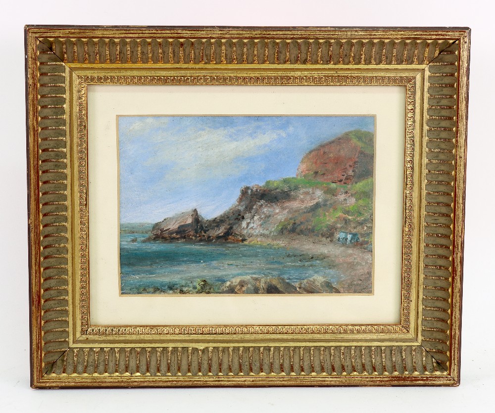 English School, 19th Century, Meadfoot Beach & Daddy Hole Rock, Devon, - Image 2 of 2