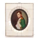 French School, 19th Century, A portrait miniature of Napoleon Bonaparte,