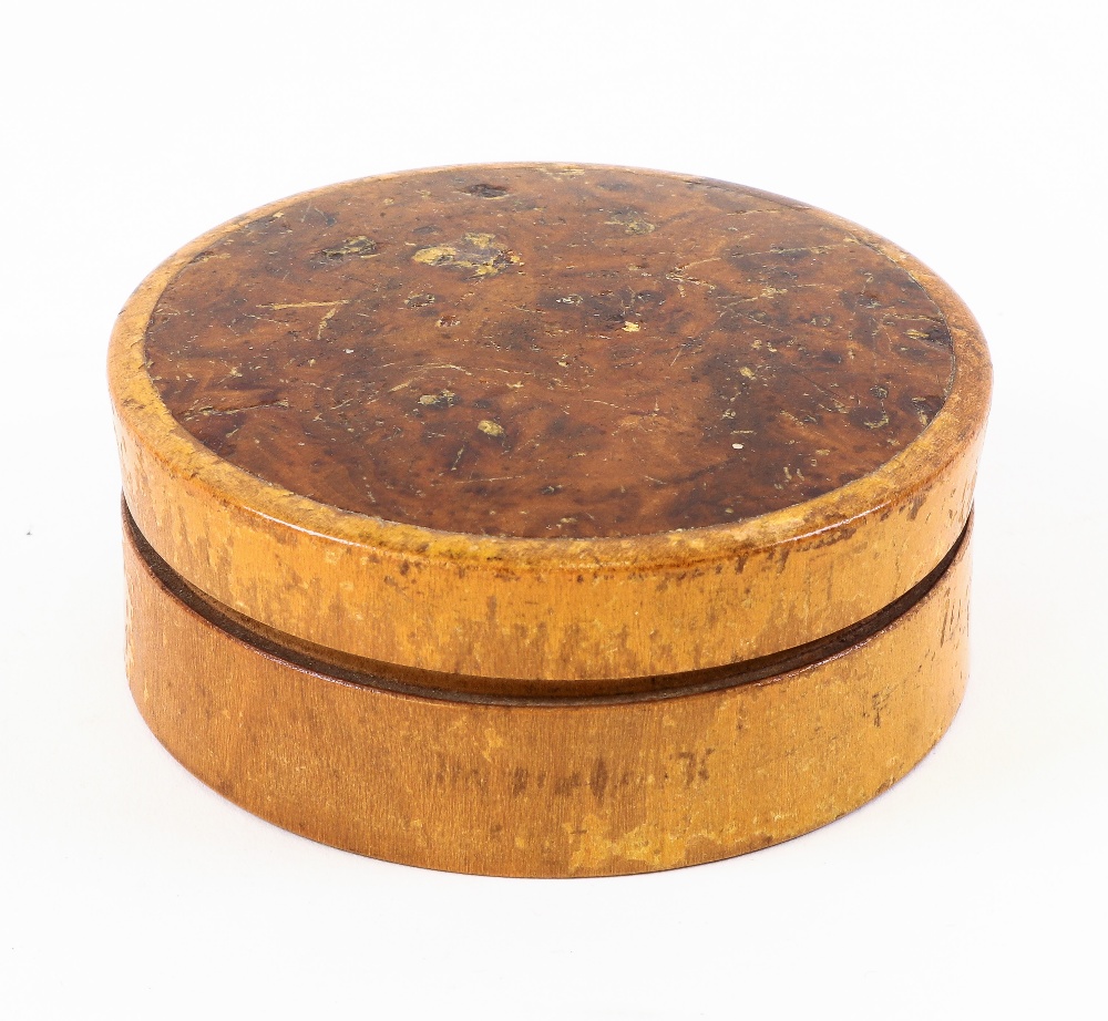 A late 19th century circular wooden cased shooting marker, - Image 2 of 2