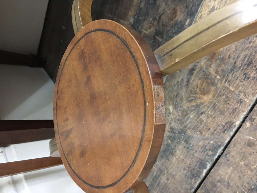 A 'Sheraton Revival' satinwood mahogany floral marquetry centre table, boxwood and ebony strung, - Image 5 of 5